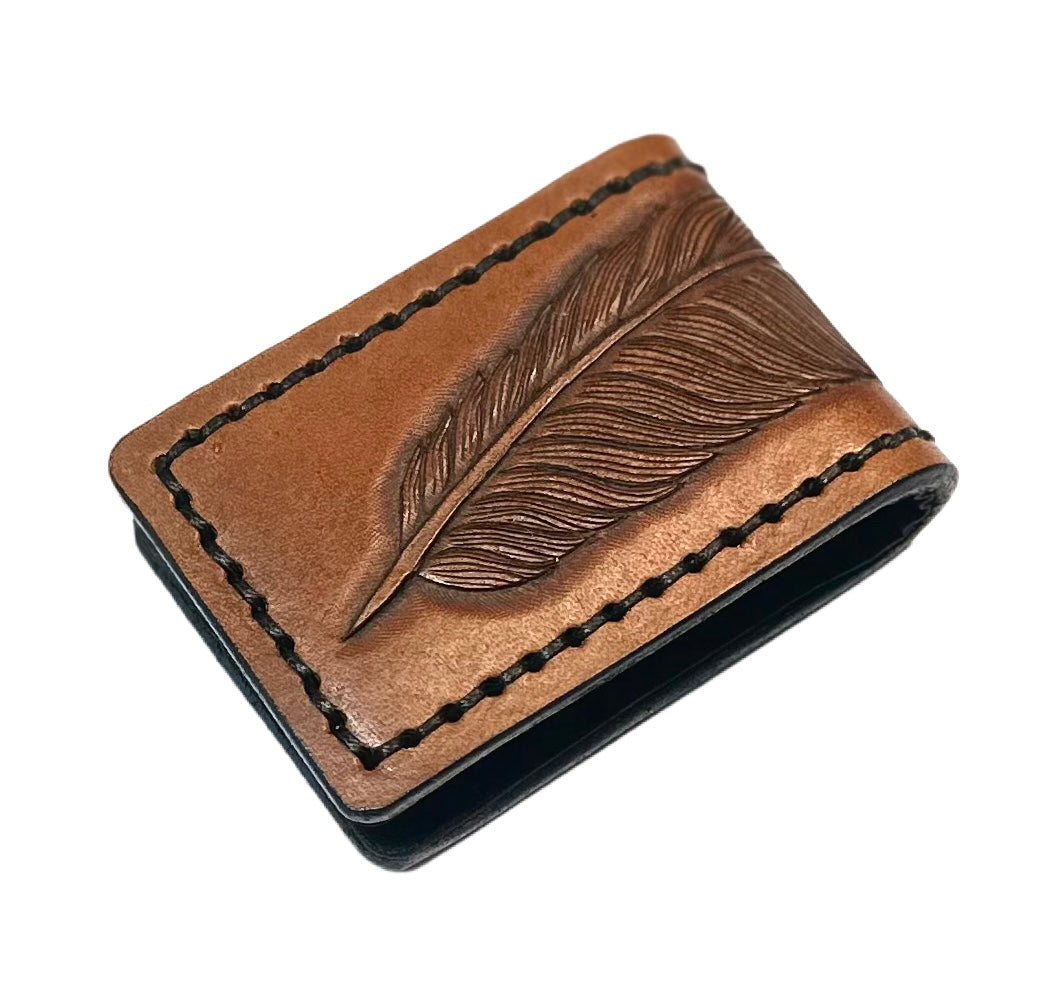 Carving Practice leather Money Clip Kit