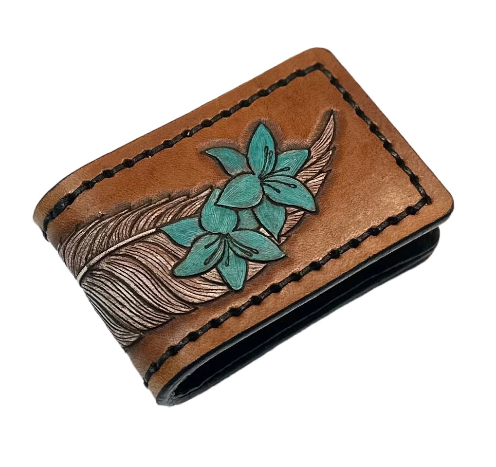 Carving Practice leather Money Clip Kit