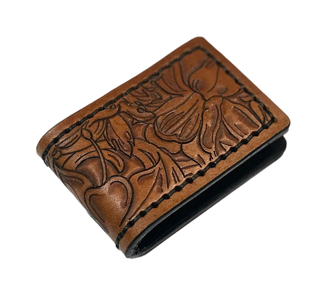 Carving Practice leather Money Clip Kit