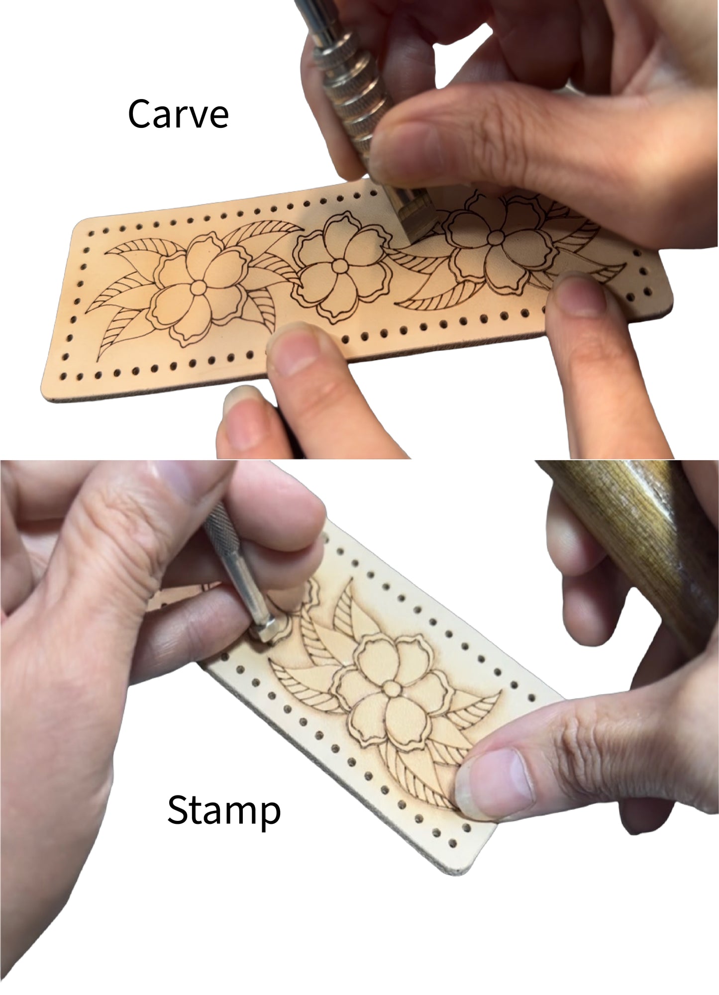 Carving Practice leather Money Clip Kit