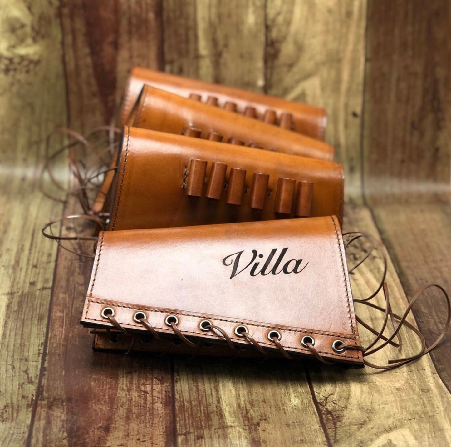 Leather Cartridge Holder -Free Personalization